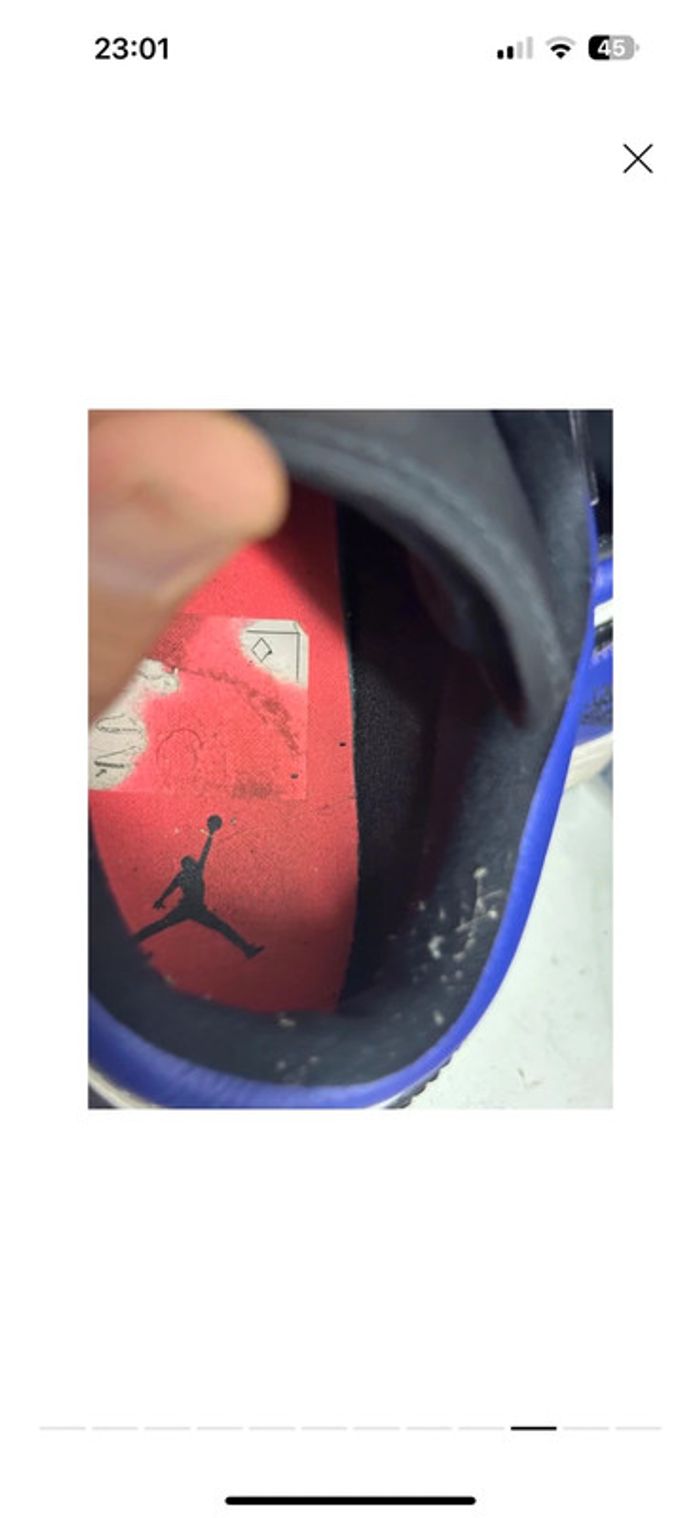 🟣 Air Jordan 1 Low Court Purple - Taille 40 (7Y) - Excellent état - photo numéro 10