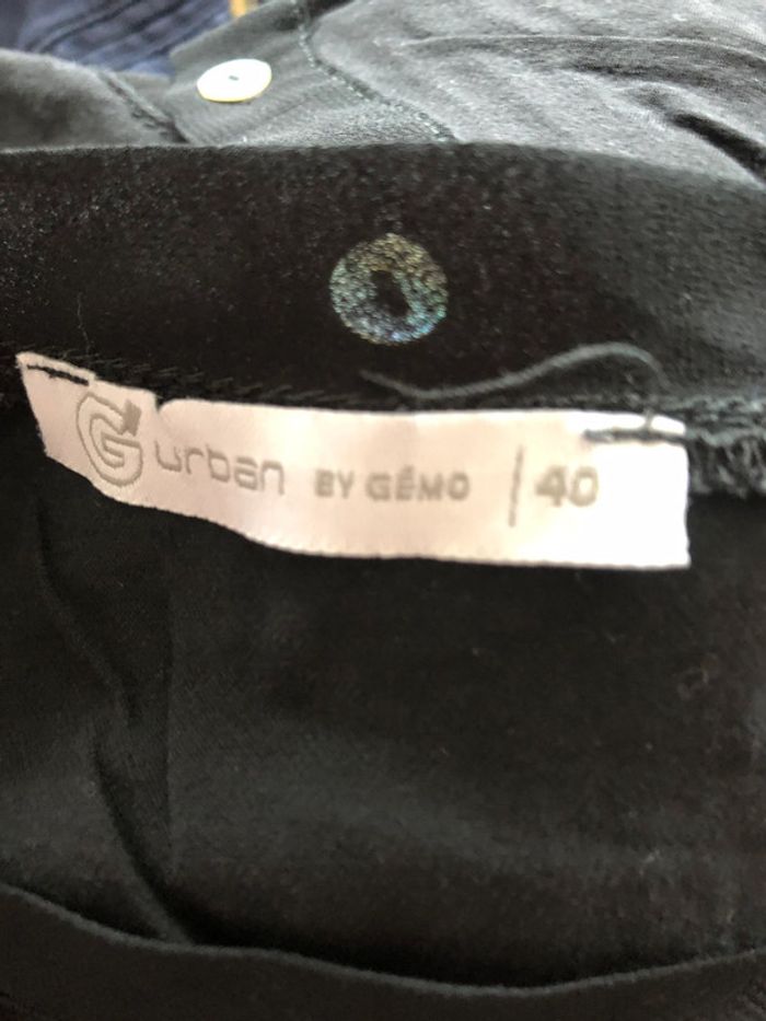 T-shirt noir Gémo 40 - photo numéro 5