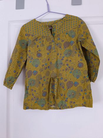 Blouse Fleurs 4 ans