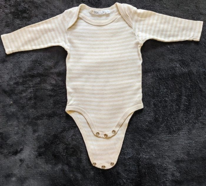 Lot 9 bodies manches longues 6 mois - photo numéro 6