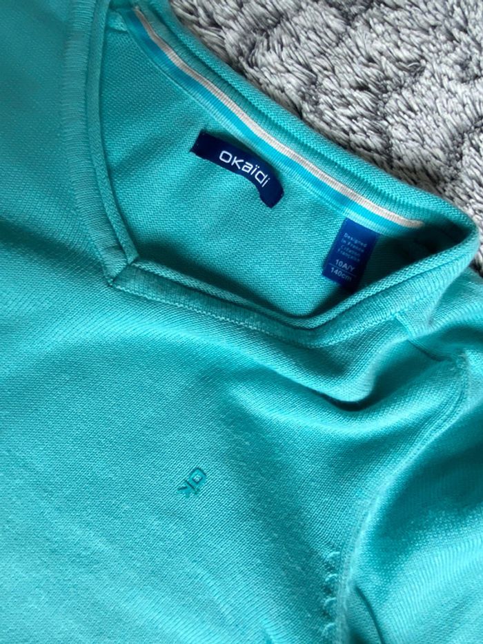 Pull fin Okaidi - 10 ans - photo numéro 2
