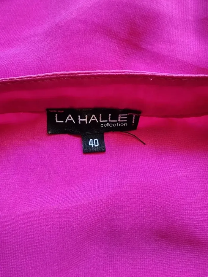 🌸Blouse rose Transparente Lahalle Taille 40 🌸 - photo numéro 6