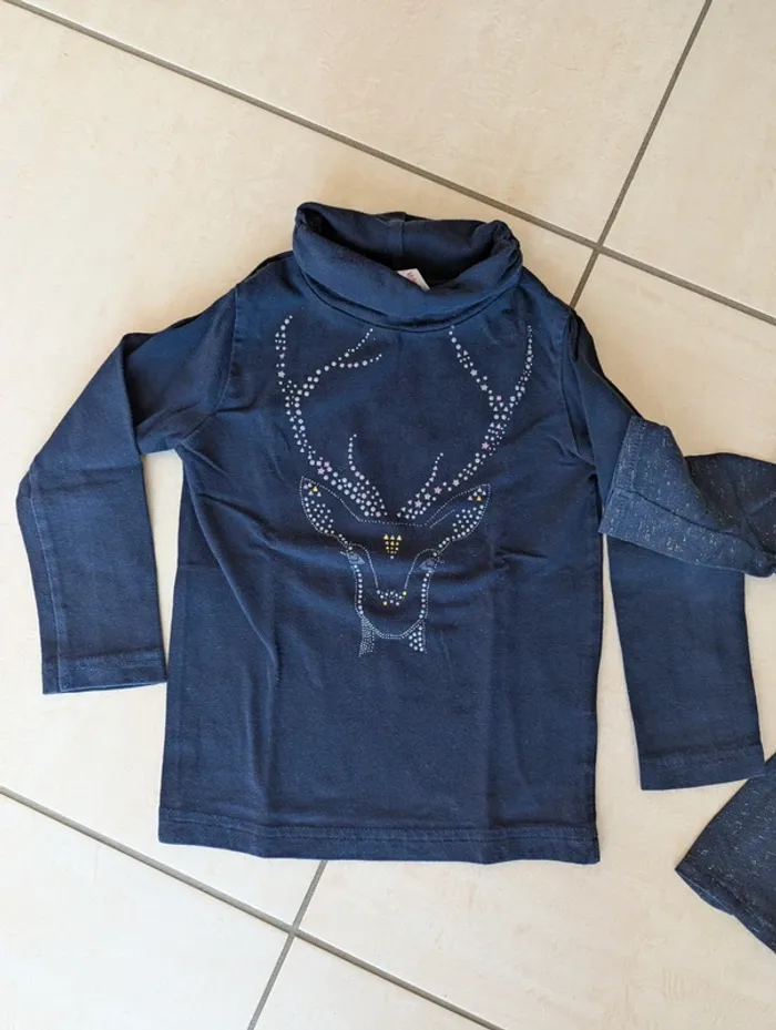 Lot de 2 tee-shirts manches longues 3 ans Gémo - photo numéro 3