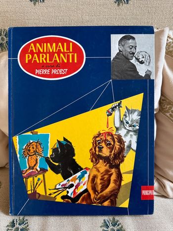 Livre italien Animali Parlanti Les trésors de Pierre Probst Caroline grands albums hachette recueil
