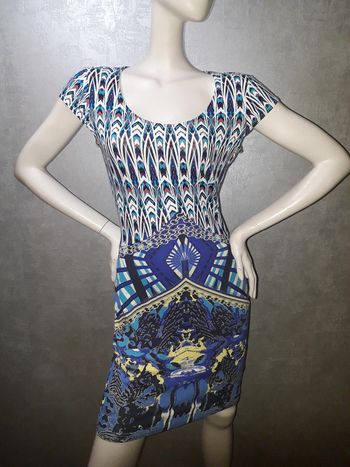 robe coloré éasthane taille 36/38