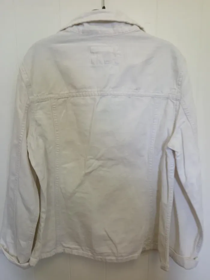 250817 veste en jeans crème femme M - photo numéro 2