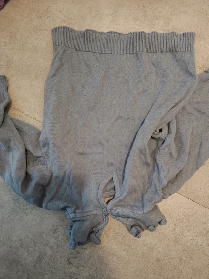 Pull bleu H&M avec col 80cm - photo numéro 3