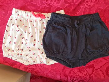 Lot 2 shorts coton