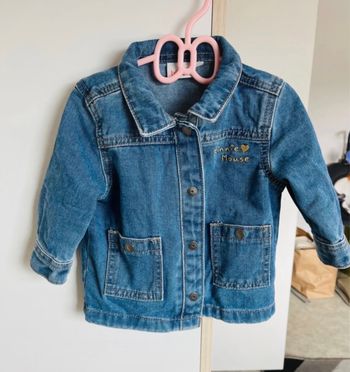 Veste en jean minnie