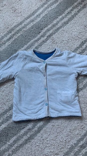 Gilet chaud réversible 6 mois