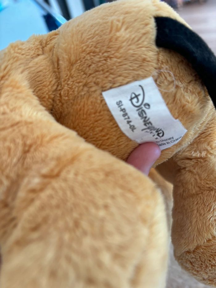 Peluche pluto Disney - photo numéro 3