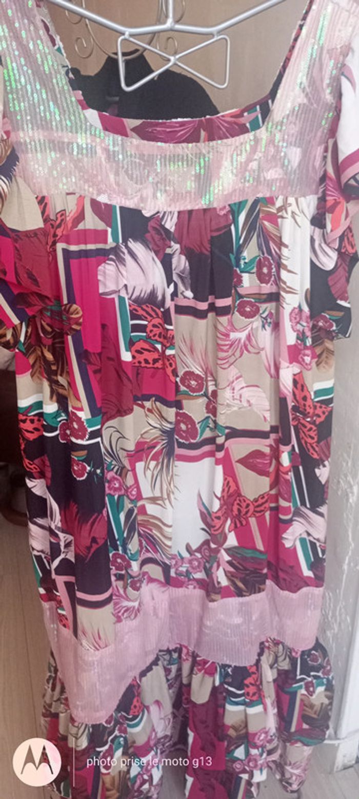 Robe longue grande taille style africain - photo numéro 2