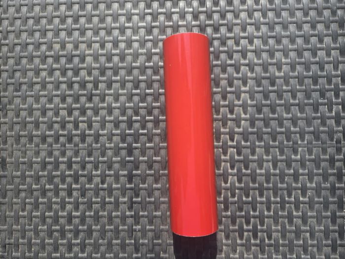 Films autocollant permanent rouge pompier (5m) pour machine de découpe