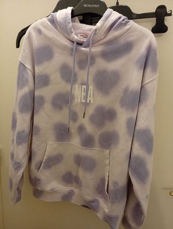 Sweat capuche mauve NBA XS Jennyfer