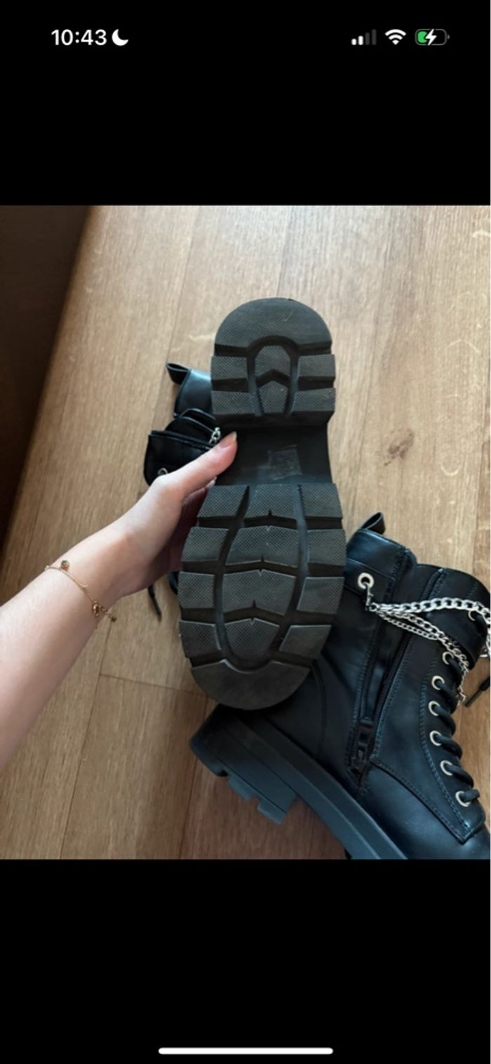 Bottine noir - Taille 38 - photo numéro 5