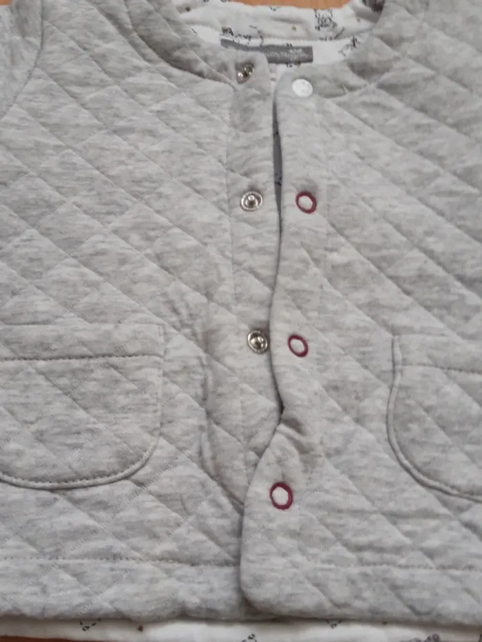 Jolie veste effet matelassée 6 mois - photo numéro 2