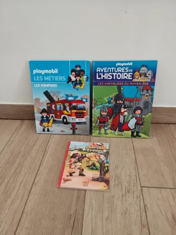 Lot de 3 livres Playmobil