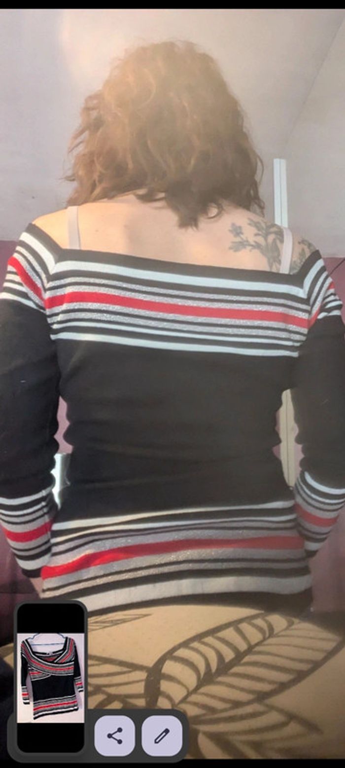 Pull Morgan épaule dénudé taille M - photo numéro 3
