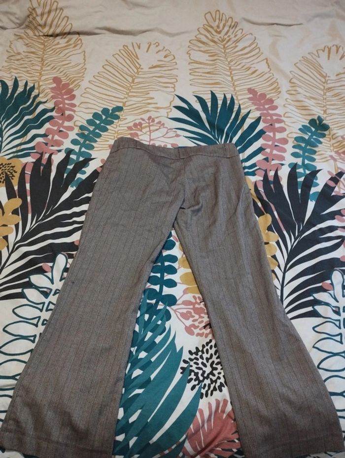 Pantalon femme taille 40 marron - photo numéro 4