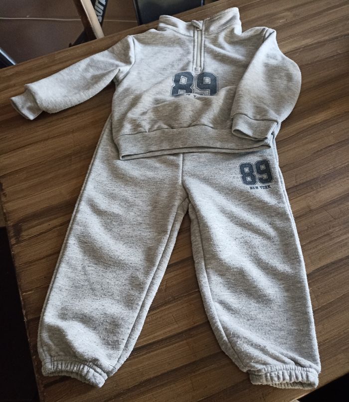 Ensemble Sweat Zippé + Pantalon Jogging Shein - photo numéro 2