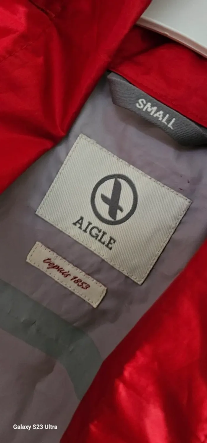 Imper Parka Trench Blouson Déperlant Aigle Taille S - photo numéro 3
