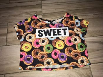 Crop top noir jennyfer S