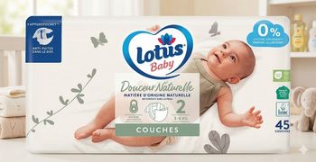 Couches lotus taille 2