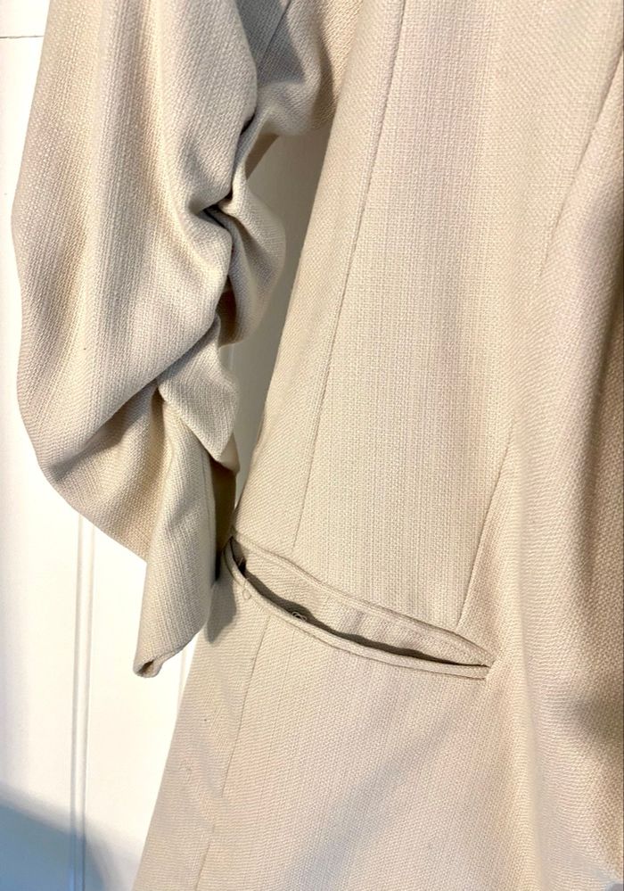 Blazer beige 32 h&m - photo numéro 4