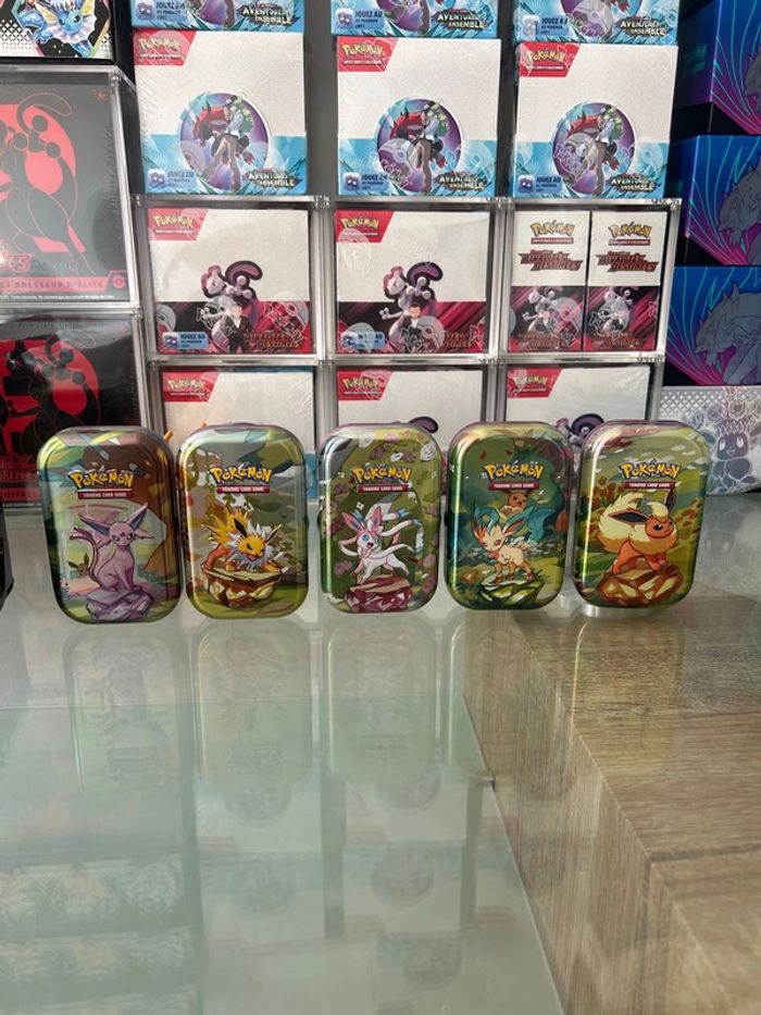 Lot de 5 mini tins