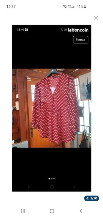 Lot 3 blouses neuves T 46