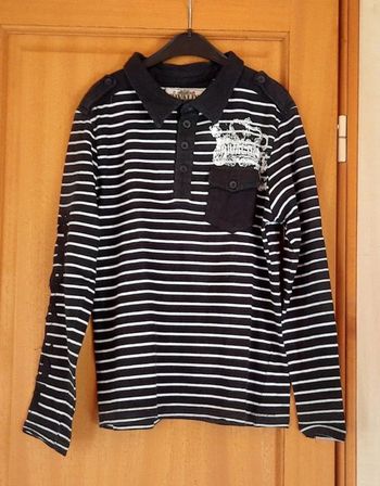 Polo bleu marine, Rivaldi, 12 ans