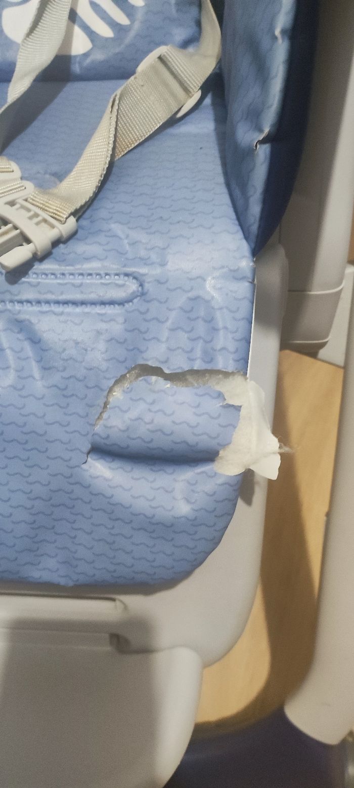 Chaise haute transat évolutif Chicco Polly 2 Start Shark - photo numéro 5