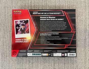 Coffret Mewtwo Ex de la Team Rocket Scellé Pokemon