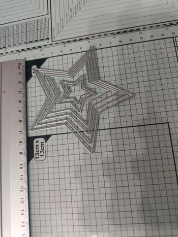 Lot de dies matrice de découpe scrapbooking thème étoile