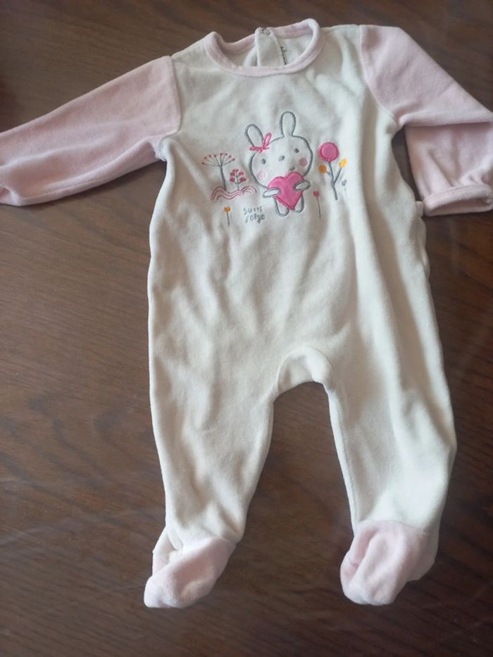 Pyjama lapin 6mois sucre d'orge