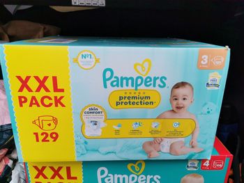 Carton de couches Pampers Prénium XXL taille 3