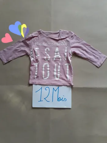 T-Shirt ML 12 Mois
