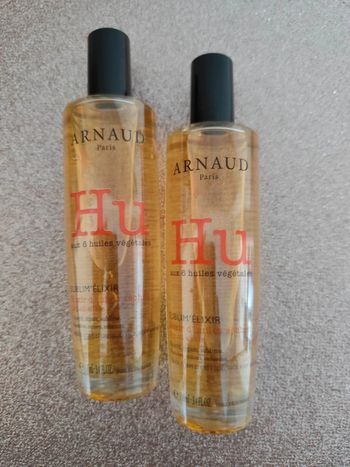 Lot de 2 huiles végétales Sublim'elixir Arnaud Paris