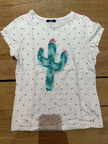 TEE shirt cactus 12 ans Okaïdi