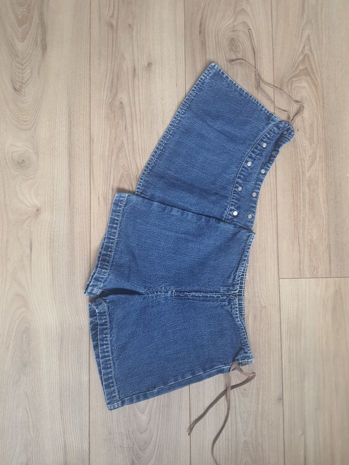 Short jupe en jeans - photo numéro 2