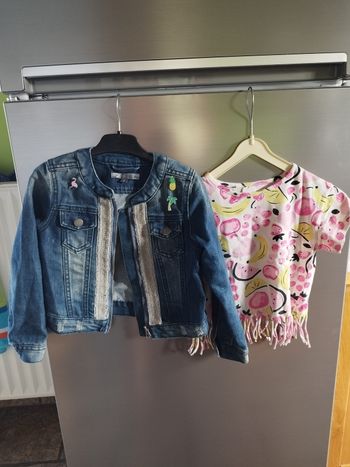 Veste Tqf et t shirt c&a t 116