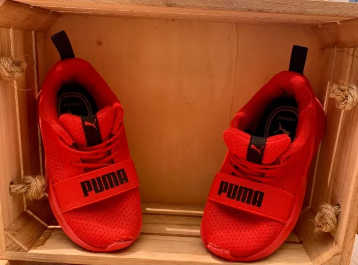 Puma rouges enfant – Pointure 24 – Bon état - photo numéro 4