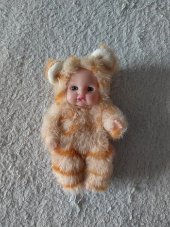 Mini poupon 14 cm – pyjama Pilou-Pilou ours 🧸 | poupée bébé mignonh