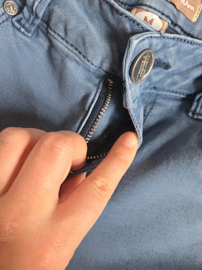 Jean slim bleu foncé monday premium - taille m - photo numéro 4