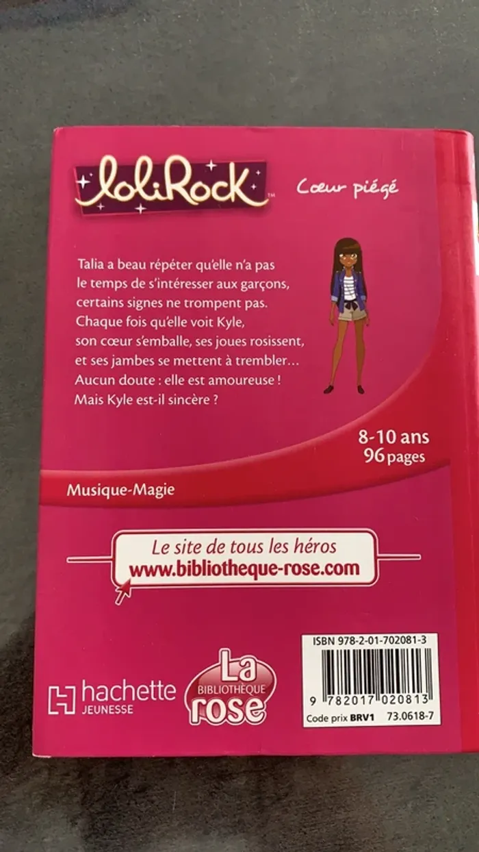 Livre lolirock coeur piege bibliothèque rose - photo numéro 3