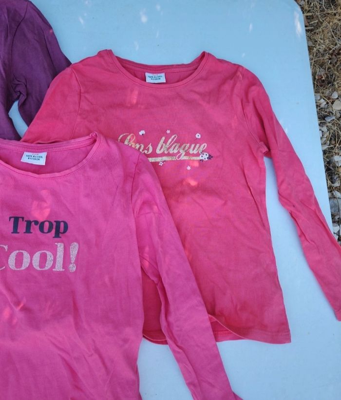 Lot 3 t-shirts manches longues Tape à l'œil 8 ans - photo numéro 4