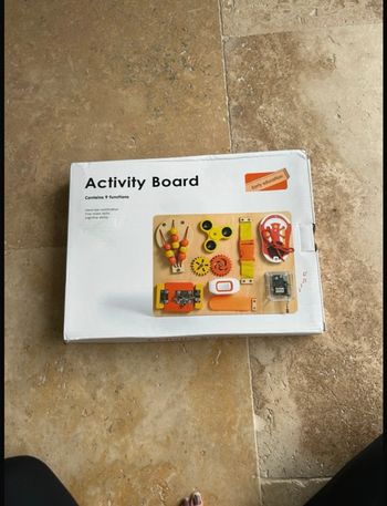 Planche d’activité sensorielle motricité