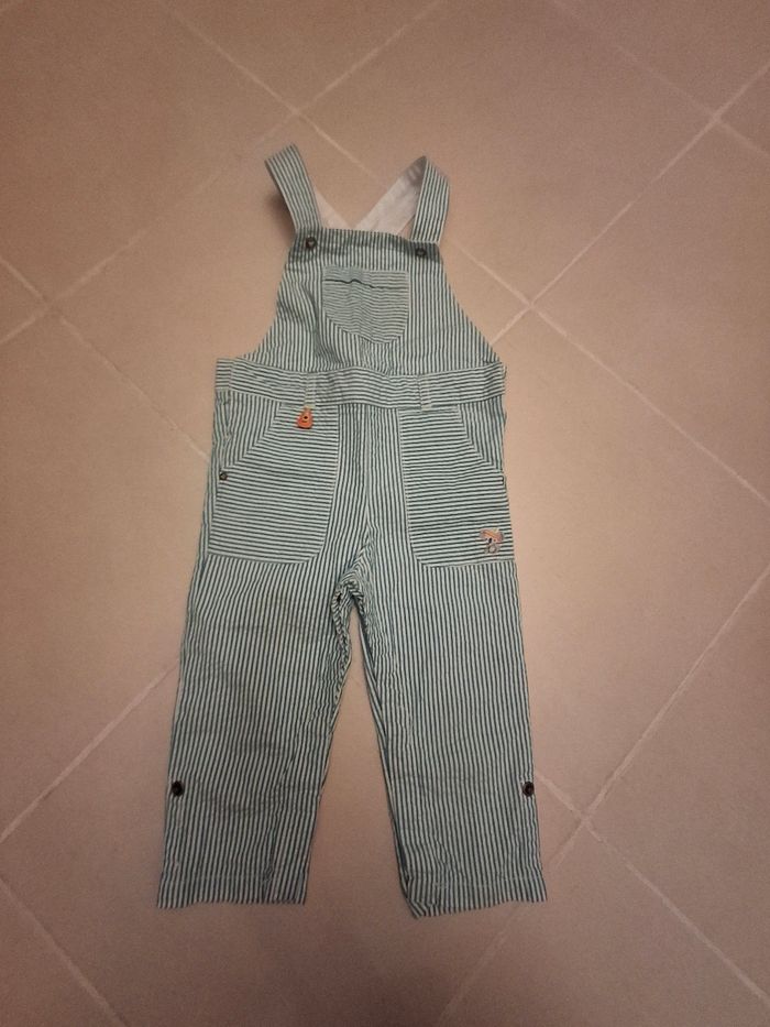 Salopette rayée