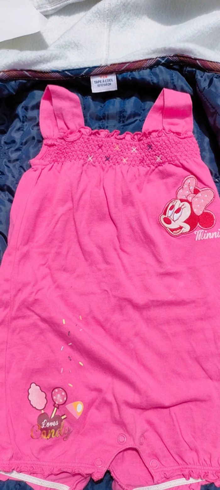 Combi short Minnie 12 mois été