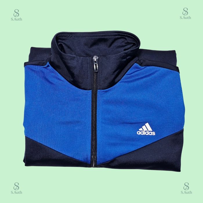 Veste Adidas Primegreen - Bleu royal & noir - Taille 14-15 ans (170 cm)